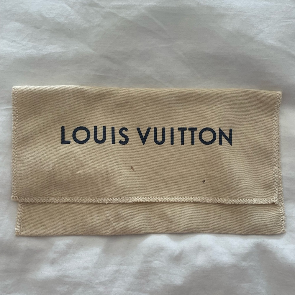 Louis Vuitton dust bag.